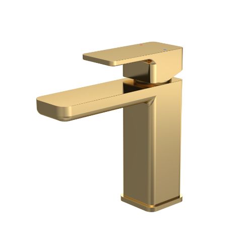Tackley Mono Basin Mixer P/B Waste Brushed Brass
