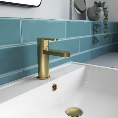 Yarnton Mono Basin Mixer (P/B Waste) Brushed Brass