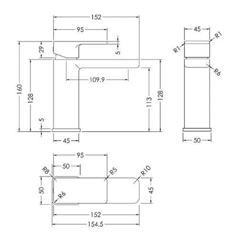 Tackley Mono Basin Mixer P/B Waste
