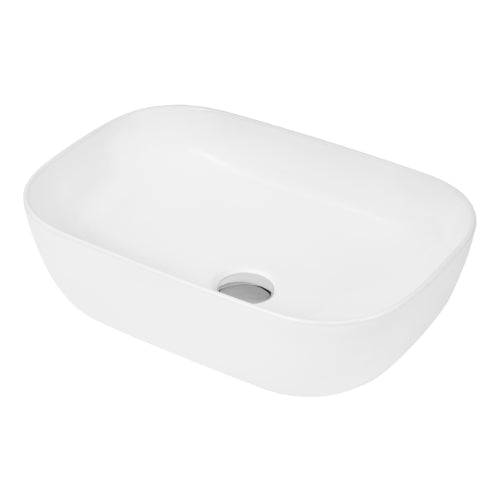 (B100) Roca The Gap C/Top SQ Basin 600x370x130mm 0TH White