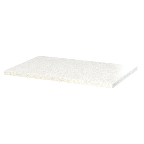 Laminate Worktop 605x390x22mm - wh/sparkle