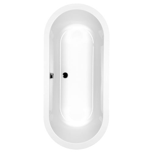 Carron 1750x800 Halcyon Double Ended Carronite No Tap Hole Bath