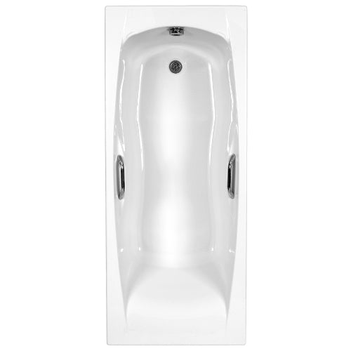 Carron 1600x700mm Imperial Single End/Twin Grip Carronite No Tap Hole Bath