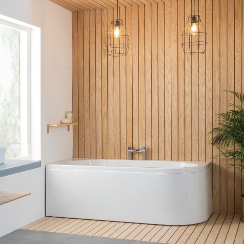 Carron 1700 x 800mm Status Single Ended No Tap Hole Bath LH