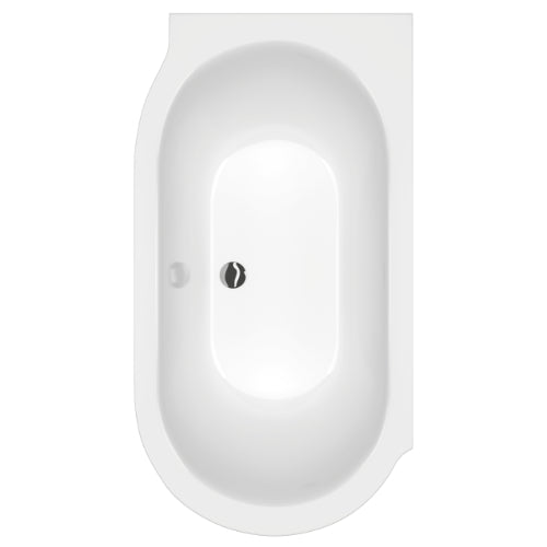 Carron 1500x700mm Advantage DE Carronite No Tap Hole Bath RH