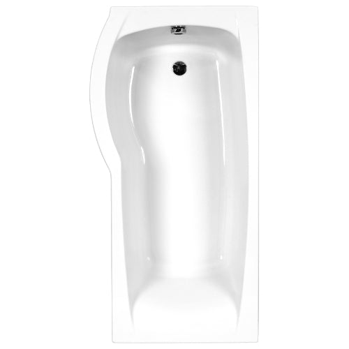Carron 1700x800mm Aspect Showerbath Carronite No Tap Hole Bath LH