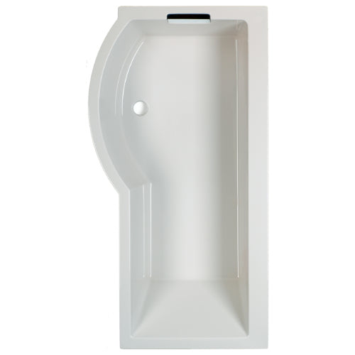 Carron 1700x900mm Celsius Showerbath Carronite No Tap Hole Bath LH