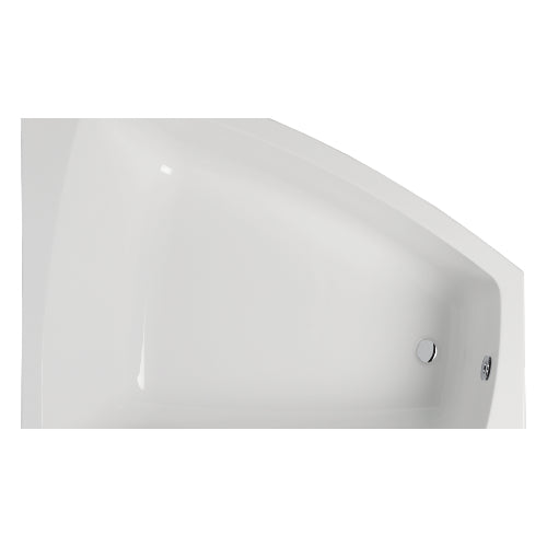 Carron 1575x1200mm Clipper Corner Carronite No Tap Hole Bath RH