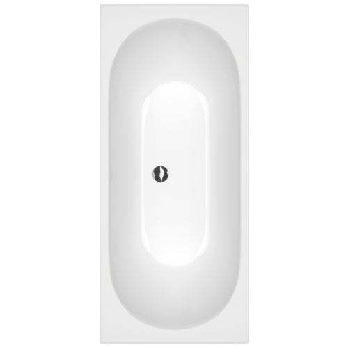 Carron 1700x750mm Sienna DE Matt Carronite No Tap Hole Bath