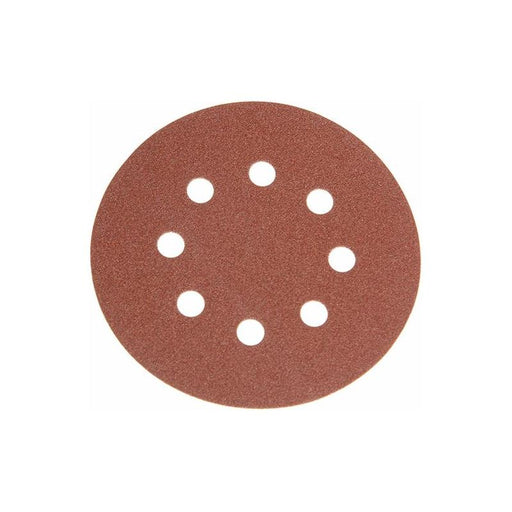 Faithfull Hook & Loop Sanding Disc DID3 Holed 125mm x 240G (Pack 25) Faithfull - RockBottom Northampton