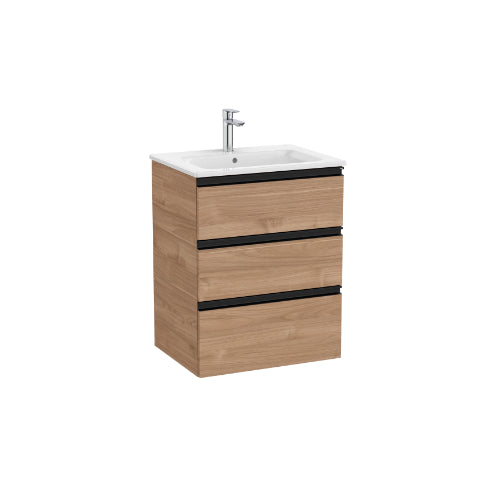 VANITY UNIT THE GAP 3DW 600MM WLNT