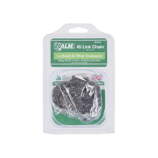 Alm Manufacturing BC045 Chainsaw Chain 3/8in x 45 Links 1.1mm Bosch 30cm Bars ALM Manufacturing - RockBottom Northampton 