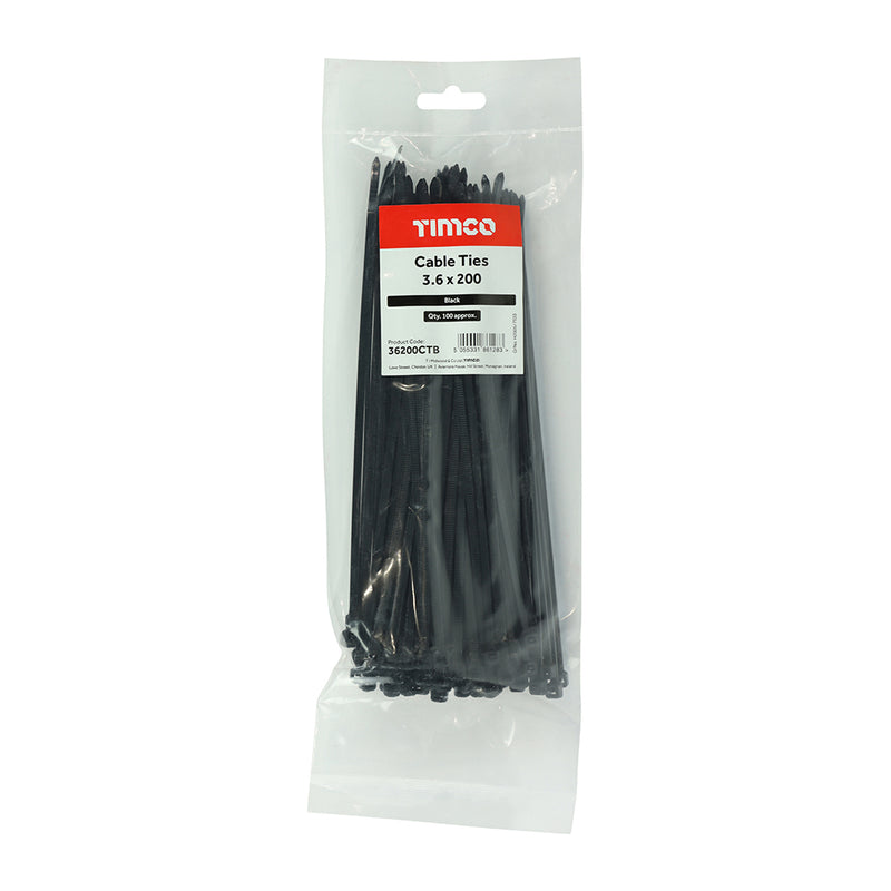 TIMCO Cable Ties Black