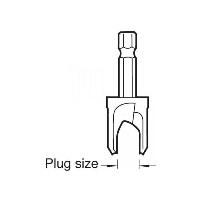 Trend SNAP/PC/12 Plug Cutter 1/2in Trend - RockBottom Northampton