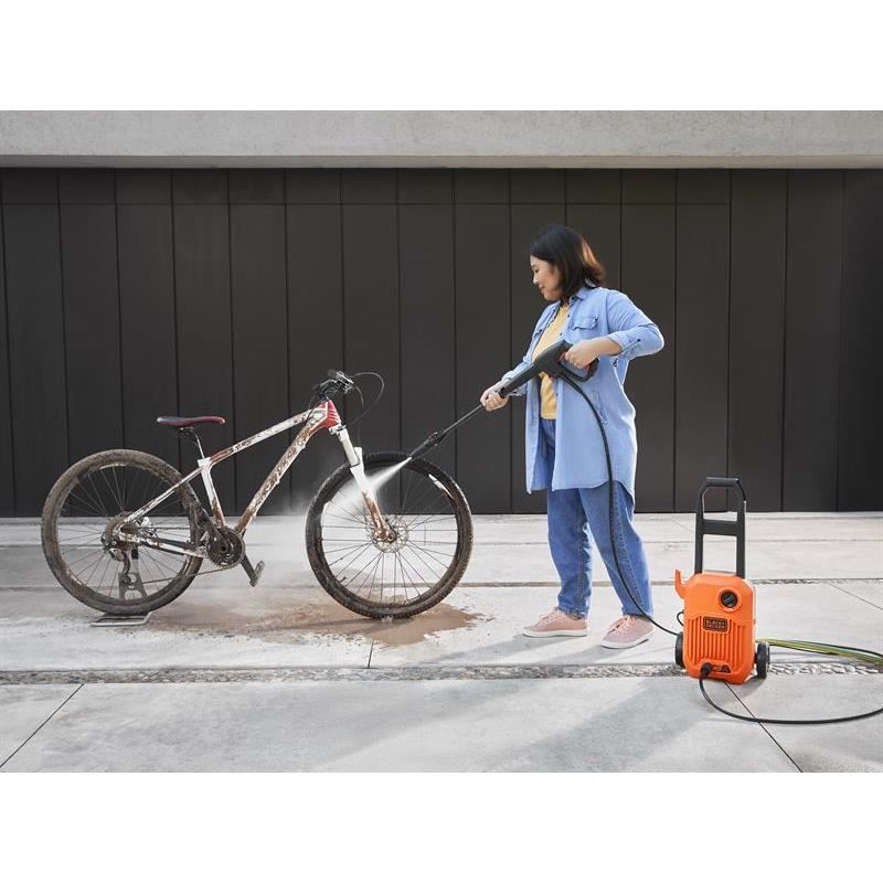 Black + Decker BEPW1300L Pressure Washer 110 bar 240V BLACK + DECKER - RockBottom Northampton
