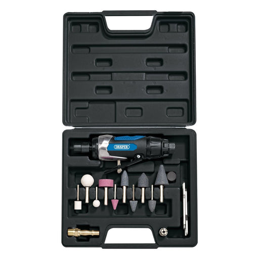 Draper 83736 Air Die Grinder Kit (15 Piece)