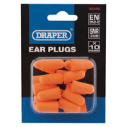 Draper 82448 Ear Plugs (Pack of 10 Pairs)