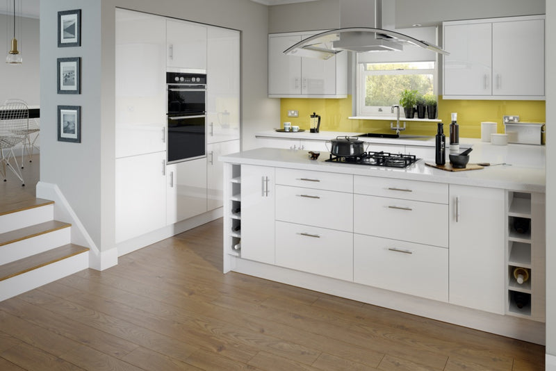 Gower Rapide+ Paris White Cooker Hood Unit 600mm