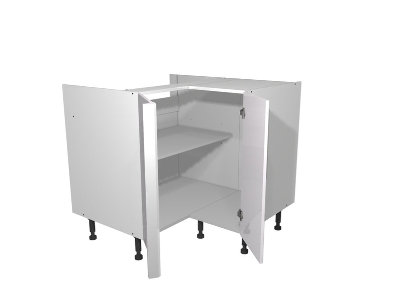 Gower Rapide+ Paris White Corner Base Unit Box 2 935mm