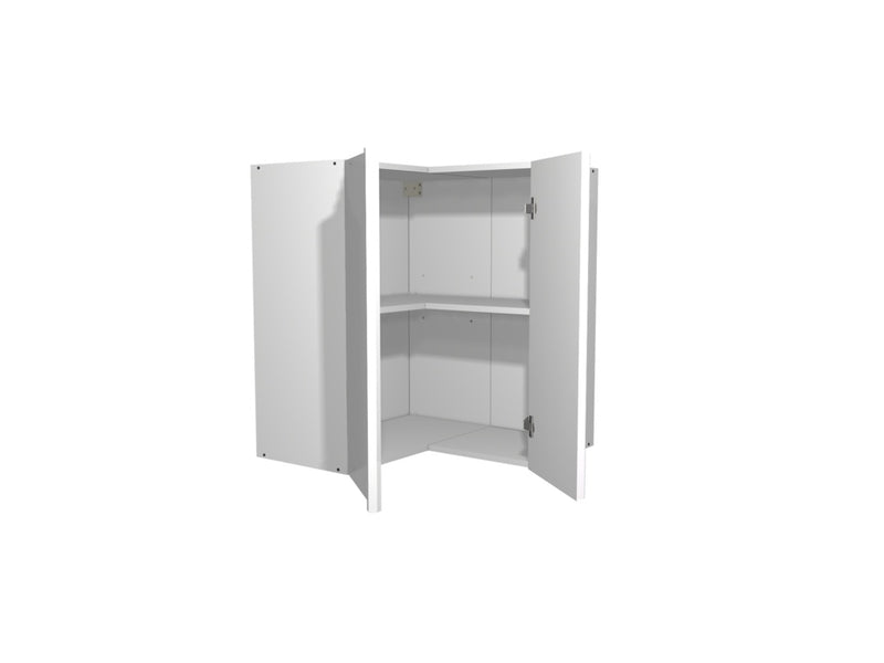 Gower Rapide+ Paris White L Shaped Corner Wall Unit 635mm