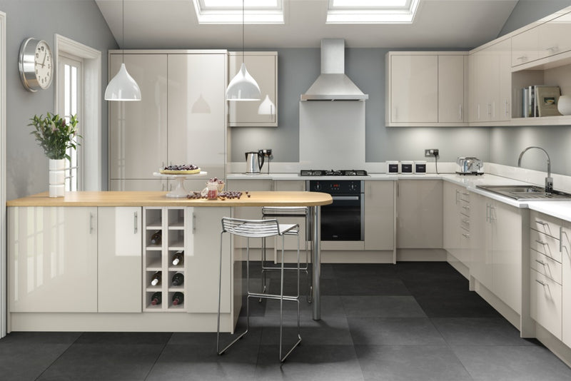 Gower Rapide+ Paris White 4 Drawer Unit 500mm