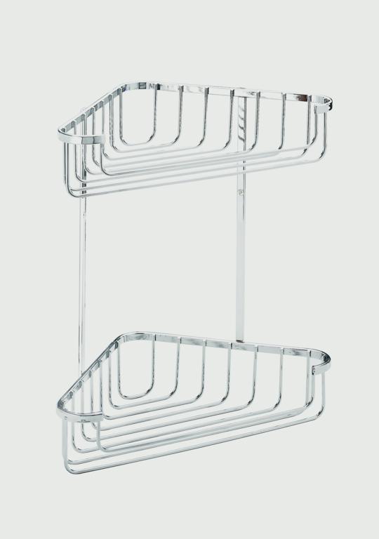 Croydex 2 Tier Corner Basket Medium