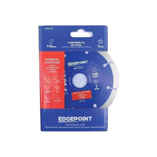 Edgepoint GP7115 General-Purpose Diamond Blade 115mm EdgePoint - RockBottom Northamptin