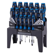 Draper 81294 Soft Grip Screwdriver, Hex. Key and Bit Set (44 Piece)