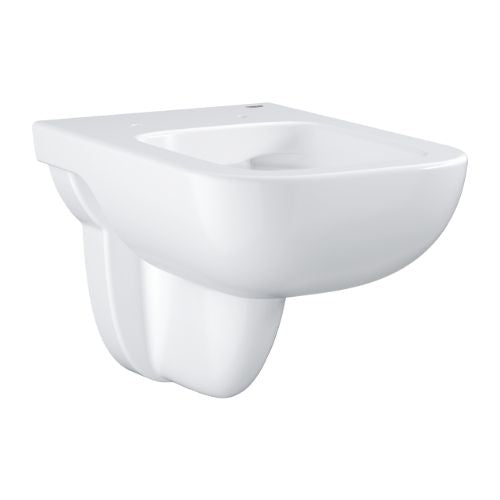 BauEdge Ceramic WC wall hung rimless pan alpine white