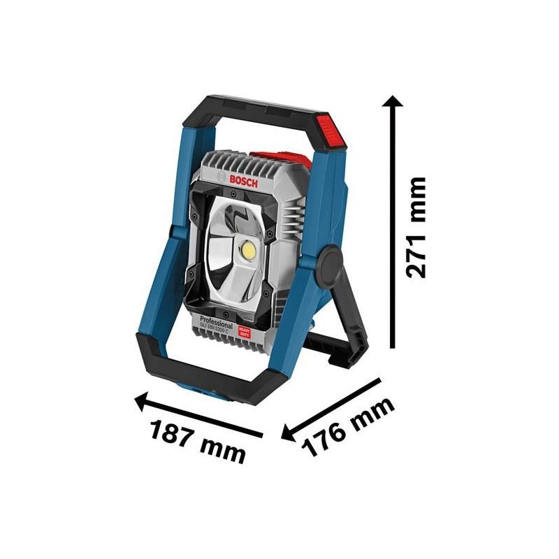 Bosch GLI 18V-2200 C Cordless Jobsite Light 18V Bare Unit Bosch - RockBottom Northampton