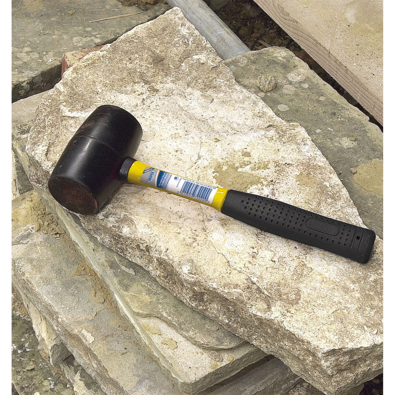 Draper 72020 Draper Expert Rubber Mallet with Fibreglass Shaft, 680g/24oz