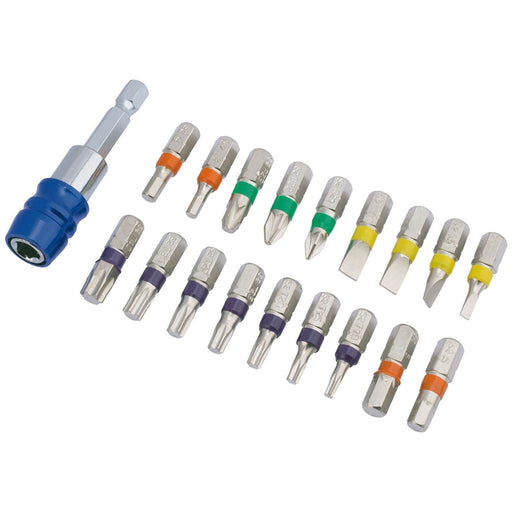 Draper 82402 Draper Expert Coloured Screwdriver Bit Set (19 Piece)