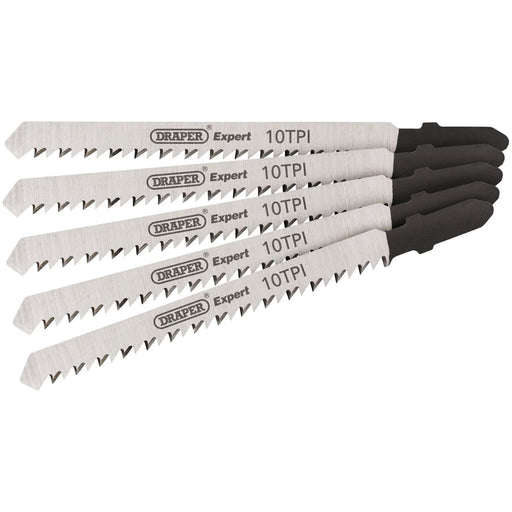 Draper 81718 Draper Expert DT101BR Jigsaw Blade Set, 100mm (5 Piece)