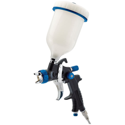 Draper 09707 HVLP Air Spray Gun with Composite Body and Gravity Fed Hopper, 600ml