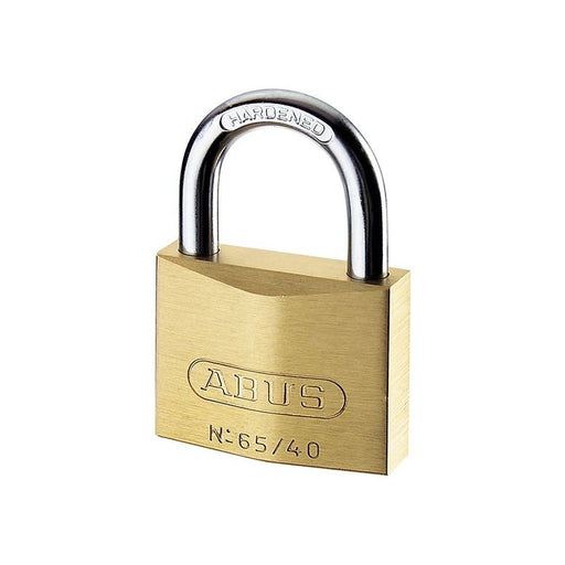 Abus Mechanical 65/50mm Brass Padlock Master Keyed MK65501 ABUS Mechanical - RockBottom Northampton 