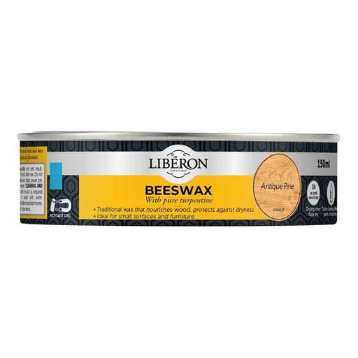 Liberon Beeswax Paste Antique Pine 150ml Liberon - RockBottom Northampton