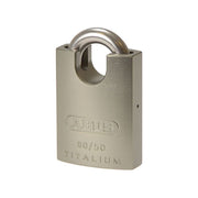 Abus Mechanical 90RK/50 TITALIUM™ Padlock Closed Shackle Carded ABUS Mechanical - RockBottom Northampton 