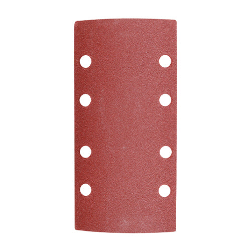 TIMCO 1/3 Sanding Sheets 80 Grit Red Punched
