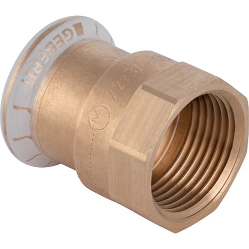 Geberit Mapress Copper Adaptor With Female Thread 15mm x 3/4"