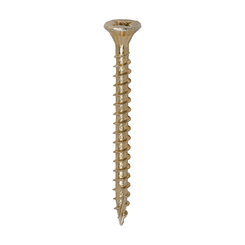 TIMCO C2 Strong-Fix Multi-Purpose Premium Countersunk Gold Woodscrews — Box