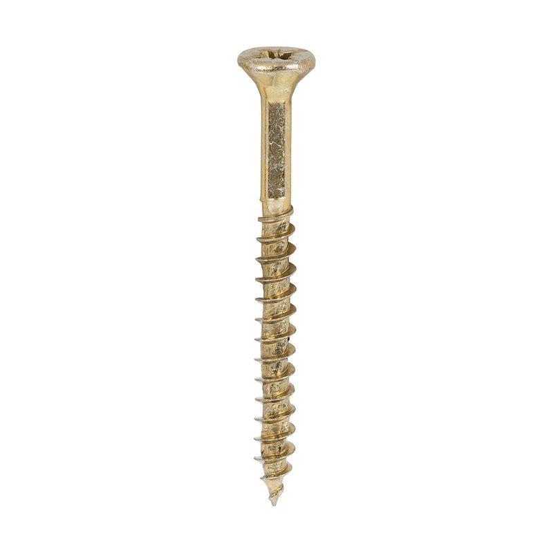 TIMCO Velocity Premium Multi-Use Countersunk Gold Woodscrews — Box