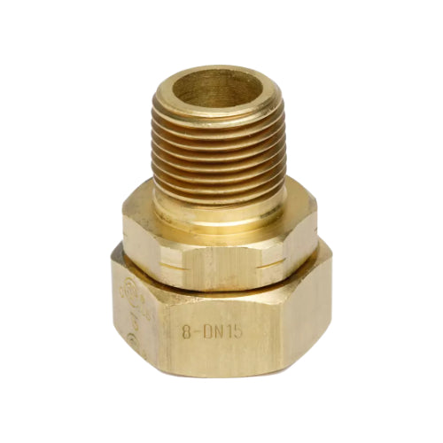 Gastite DN40 - Straight Fitting Assembly - Brass - 1-1/2" Male BSPT