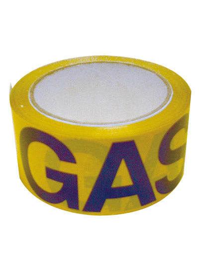 Gas ID tape 50mm x 66m yellow