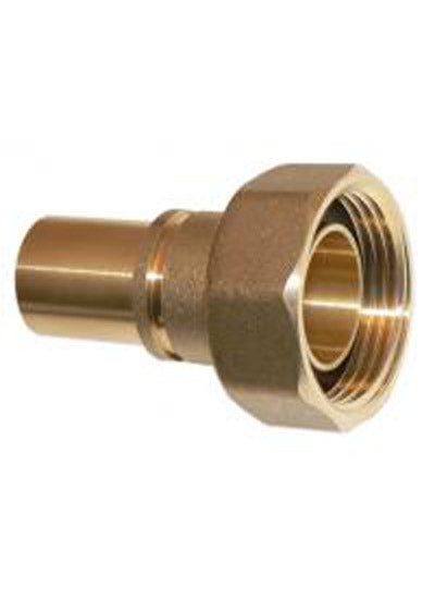MU grooved gas meter union 22mm x 1"