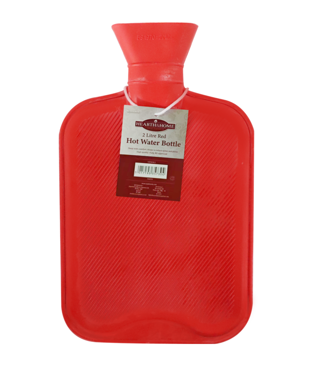 Hearth & Home 2L Hot Water Bottle Red