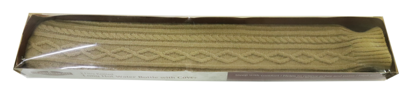 Hearth & Home 2L Long Hot Water Bottle Knitted