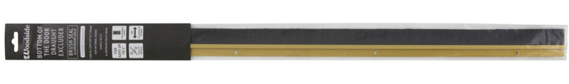 Woodside Aluminium Brush Seal Gold Coloured