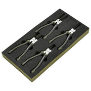Draper 09930 Draper Expert Circlip Pliers Set in EVA Foam Tray, 180mm (4 Piece)