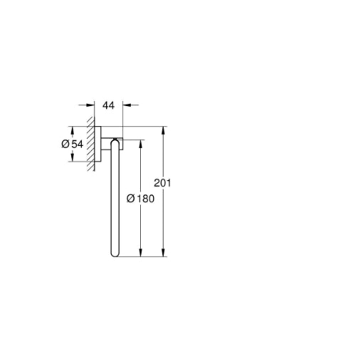 Essentials Towel Ring Supersteel