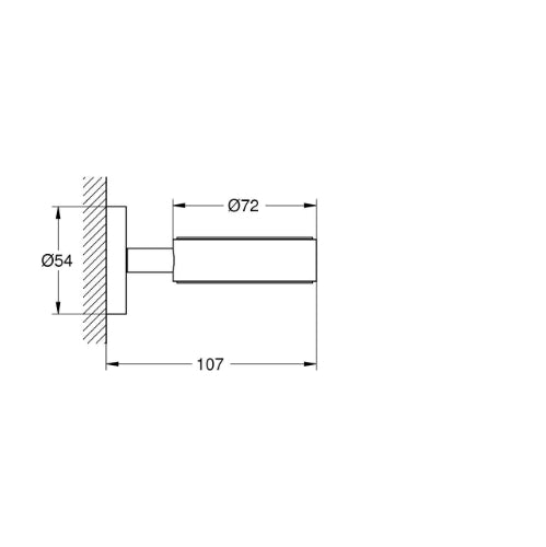 holder for glass/dish/dspensr Supersteel